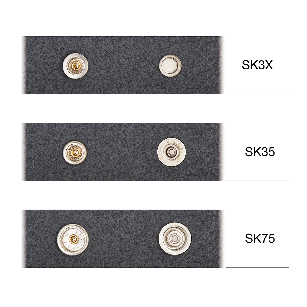 YKK SW35 Mildex Four Parts Alfa Button, Snap Button, Brass Button, Snaps,  Metal Snap